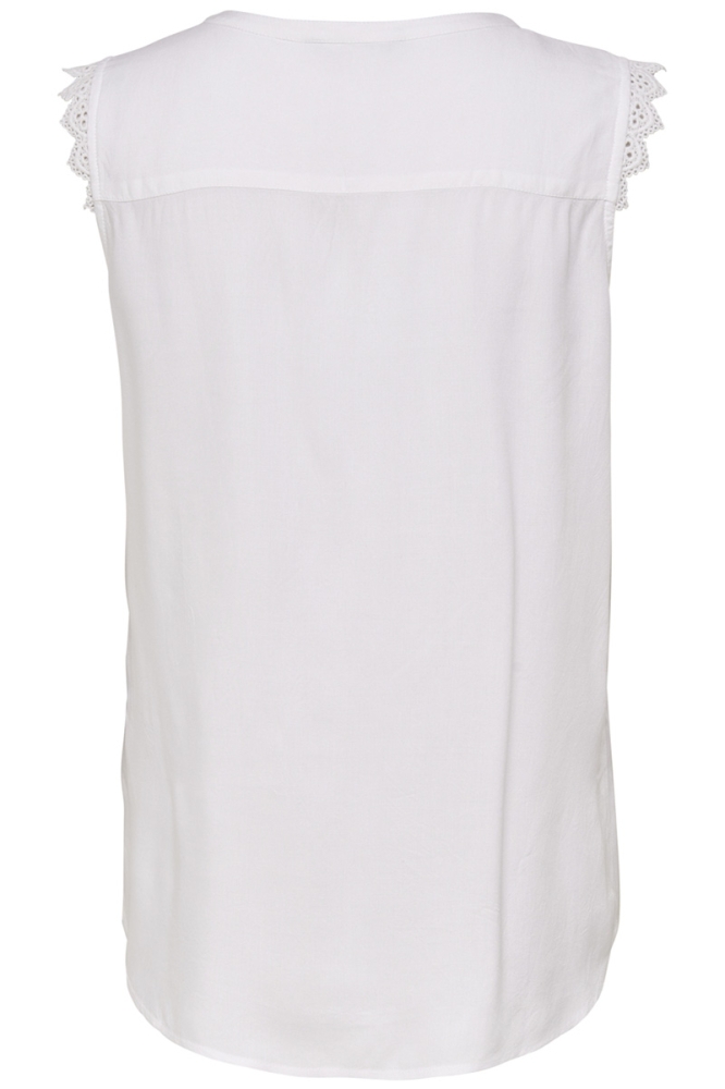 onlKIMMI S/L TOP WVN NOOS 15157656 White